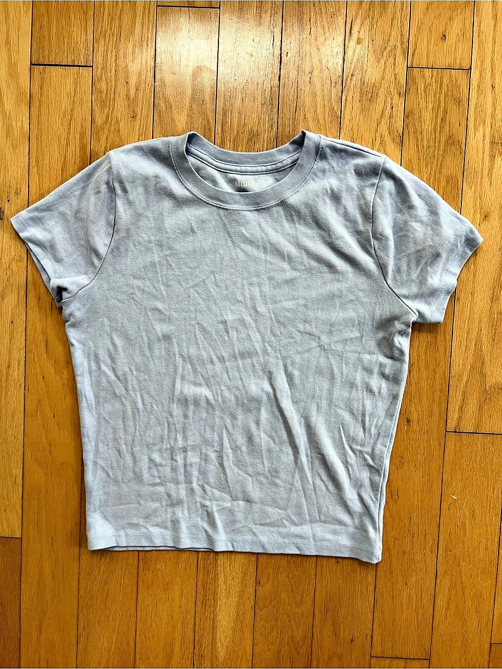 Hollister baby blue Short Sleeve TeeL